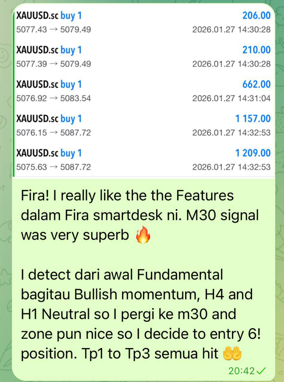 Client feedback screenshot